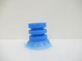 FPC351.5SIBL3 COVAL Flow Pack Cup, Light Blue Silicone, Without Insert (New In Bag)