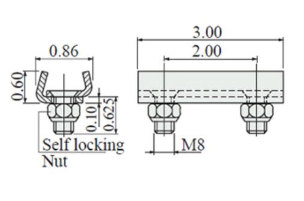 Marbett 902-656041 Stainless Steel Vise Splice Sleeve