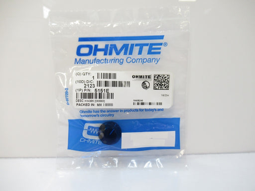 Ohmite 5151E Knob Finger Grip 0.125 In