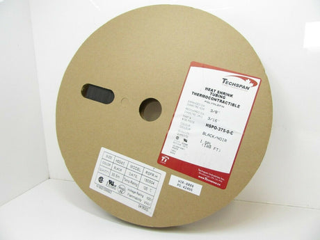 TechSpan HSPO-375-0-C Heat Shrink Tubing, 100 FT Long