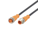 Ifm EVC058 Connection Cable, 2m PUR-Cable; M12 Connector