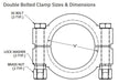 1/2"-3/4" High Pressure Tri-Clamp 304 Stainless Steel