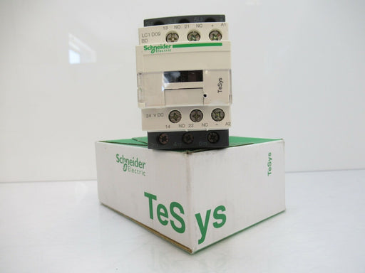 Schneider Electric LC1D09BD TeSys D Contactor 3 Poles 9A / 24V DC (New In Box)