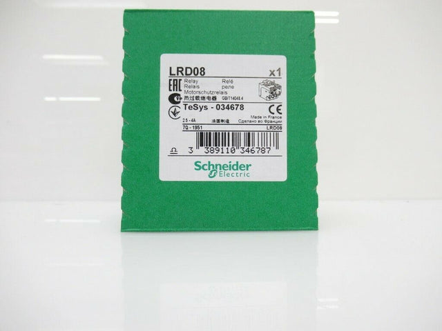 Schneider Electric TeSys LRD08 LRD Thermal Overload Relays 2.5 - 4A