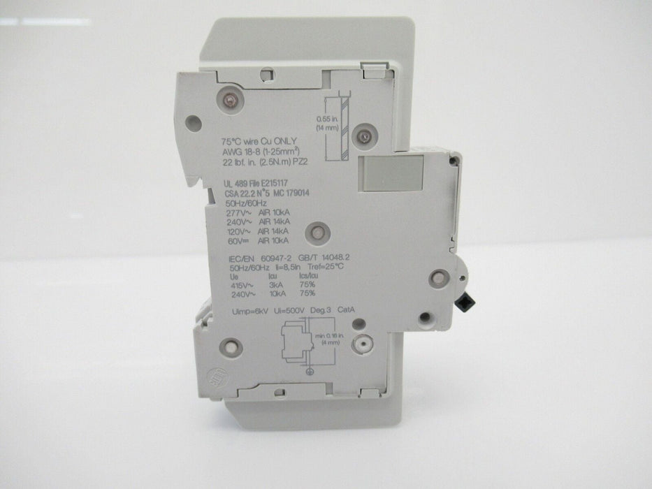 Schneider Electric M9F42102 Multi 9 Miniature Circuit-Breaker, 1 Pole, 2 Amps