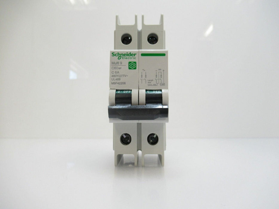 M9F42206 Schneider Electric Multi 9 Miniature Circuit-Breaker 6 A, Sold By Unit