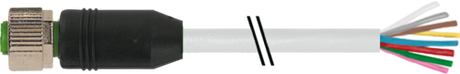 MurrElektronik 7000-17041-2921000 Cable M12 8-Pole, 10M Long