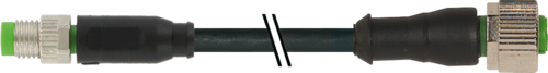 MurrElektronik 7000-88241-6300060 M8 Male 0° / M12 Female 0° A-Cod Connector