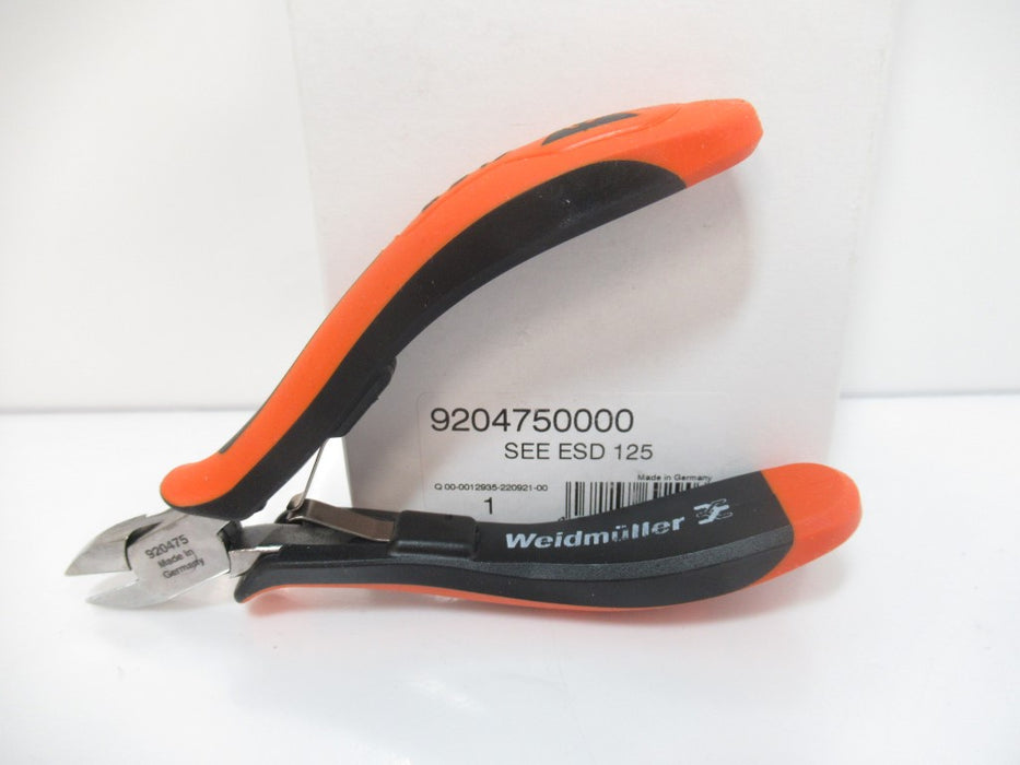 9204750000 Weidmuller Electronic ESD Diagonal-Cutting Pliers With Oval Head