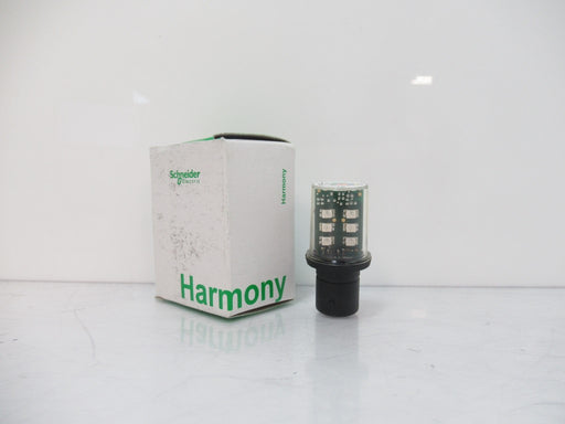 Schneider Electric DL1BDG3 Led Bulb, Harmony XVB, Steady Light, Green, 120V