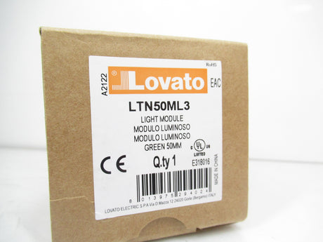 Lovato LTN50ML1 Green Light Module, 50mm