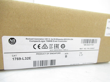 1769-L32E 1769L32E Allen-Bradley CompactLogix 750KB Controller