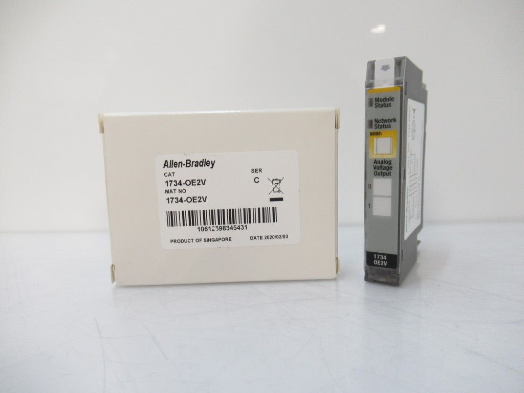 Allen Bradley 1734-OE2V POINT I/O 2-Ch Voltage Output Module, Surplus 2025