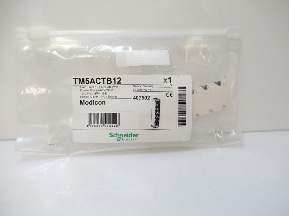 Schneider Electric TM5ACTB12 Modicon TM5, Terminal Block, 12-Pin ...