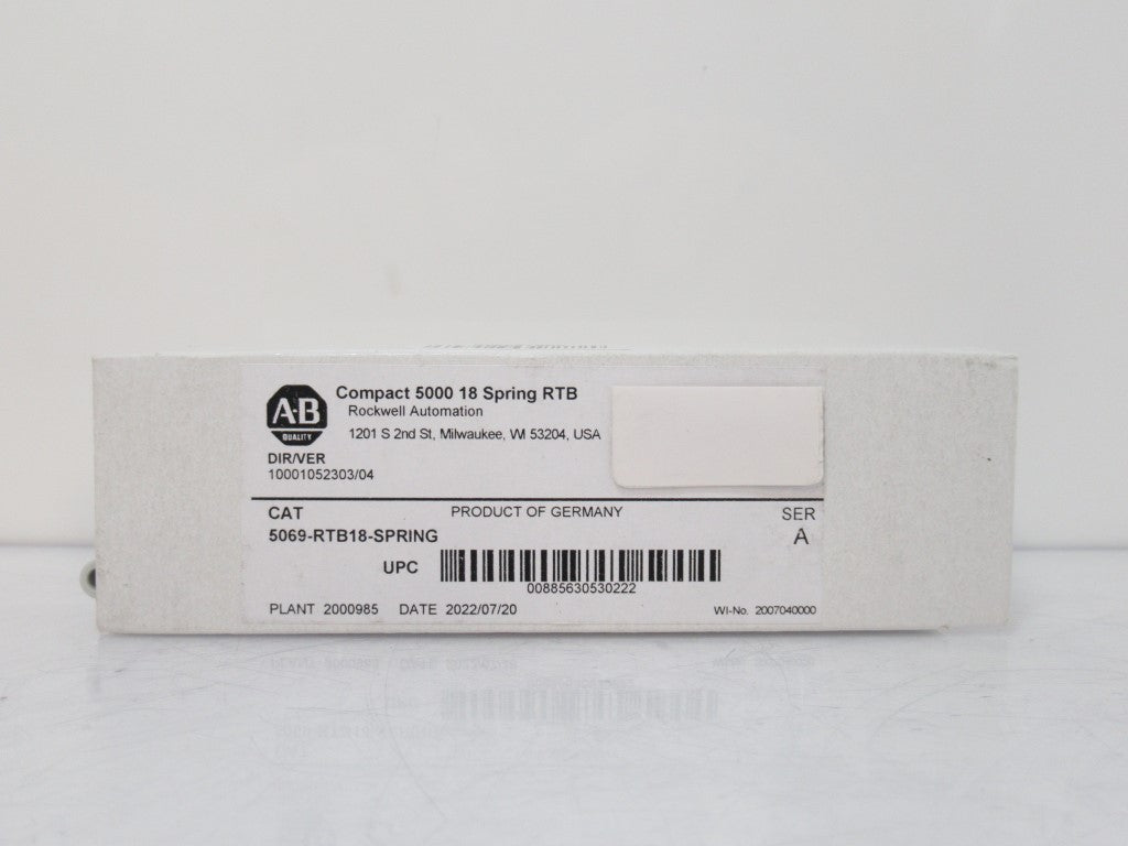 Allen Bradley 5069-RTB18-SPRING Compact I/O Terminal RTB Kit Spring, Surplus