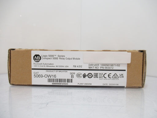 SURPLUS SEALED 5069-OW16 5069OW16 Allen Bradley Compact I/O 16-Ch Relay Output