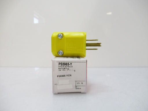 Legrand PS5965-Y Pass & Seymour Maxgrip Plug Yellow