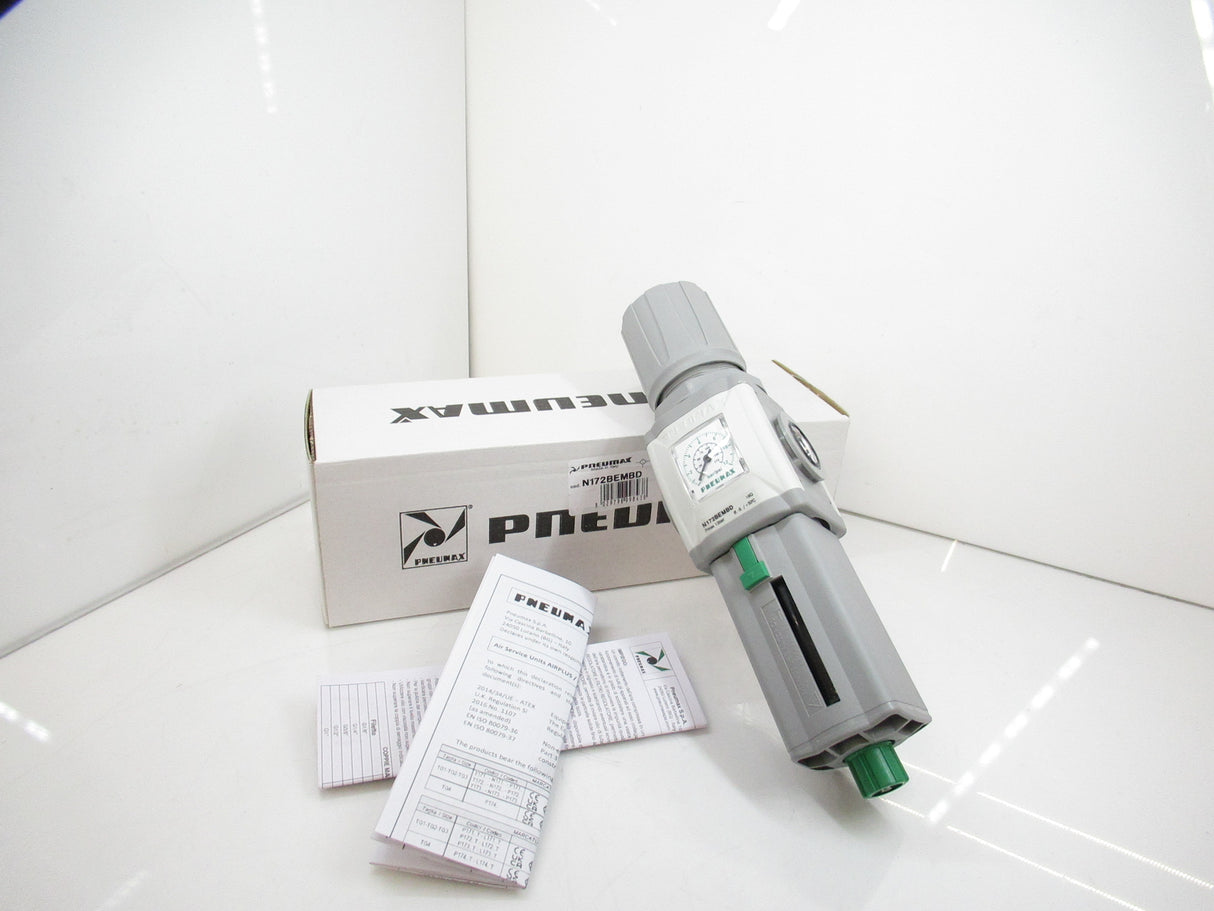 Pneumax N172BEMBD Filter-Regulator 3/8", 20 Microns Filter