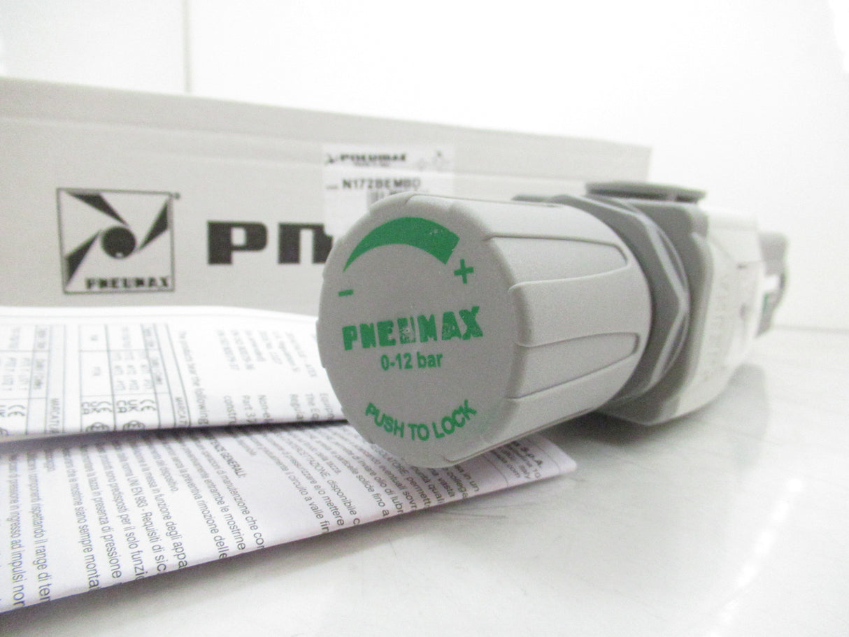 Pneumax N172BEMBD Filter-Regulator 3/8", 20 Microns Filter