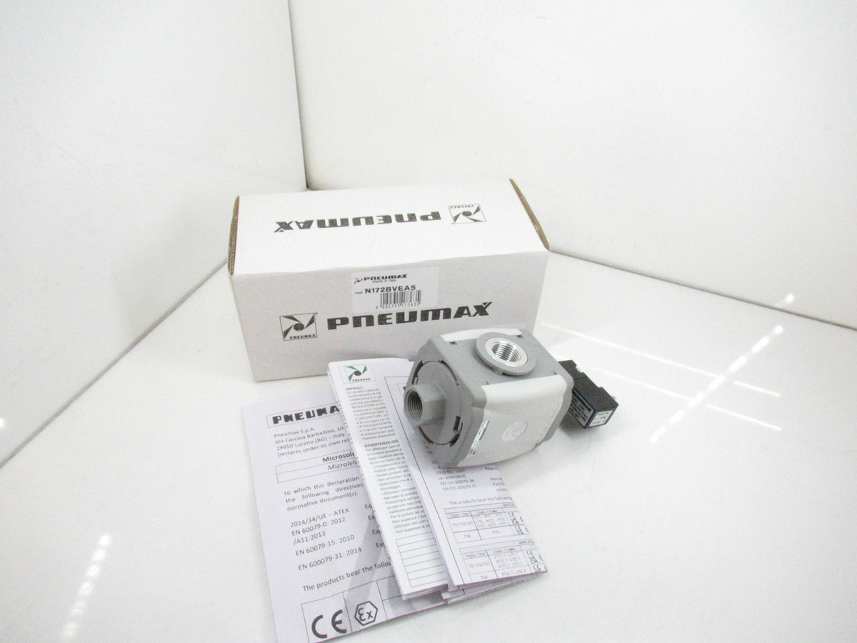 Pneumax N172BVEA5 Electric Shut-Off Valve 3/8"