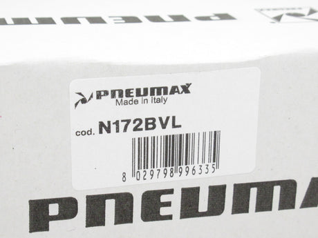 Pneumax N172BVL Manual Shut-Off Valve 3/8"