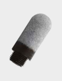 Pneumax SPLP-38 Polyethylene Silencer With Threaded Base, 3/8"