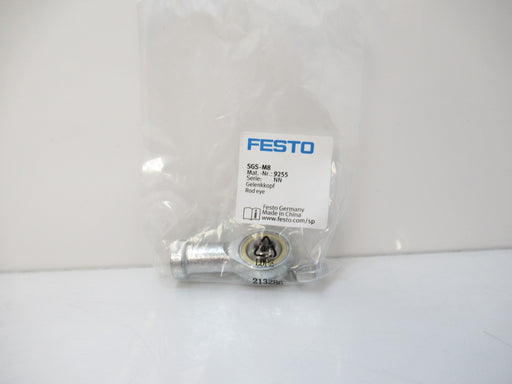 SGS-M8 SGSM8 9255 Festo Rod Eye, Sold By Unit