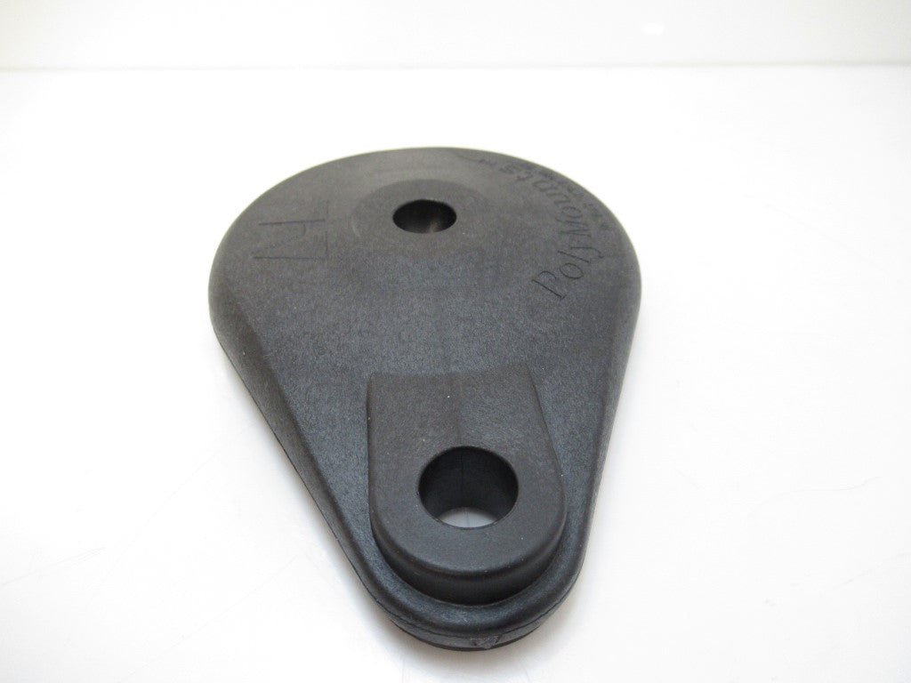 4" Polymount Base Teardrop, Black