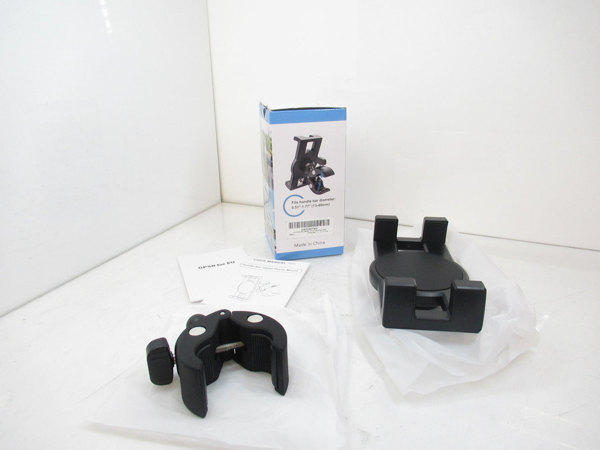 Woleyi B08YY6WTMM Spinning Bike Tablet Mount, Fits Handle Bar Diameter 13-45mm