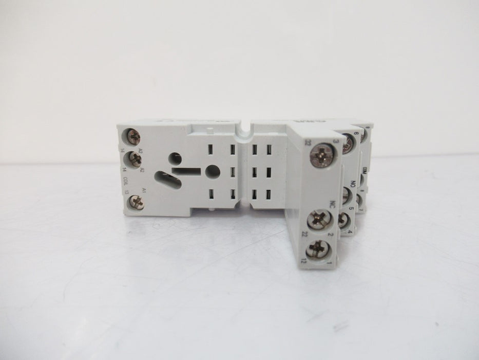 1SVR405651R2100 CR-M3LS ABB Socket For CR-M Miniature Relay, Sold By Unit