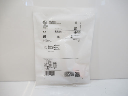 OGP281 OGP-HPKG/US/CUBE Ifm Electronic Retro-Reflective Sensor, Sold By Unit