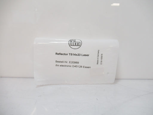 E20989 Ifm Reflector For Retro-Reflective Laser Sensors; 14x23x5mm, Sold By Unit
