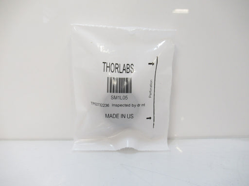 Thorlabs SM1L05 Lens Tube, 0.50 in Thread Depth, One Retaining Ring Included
