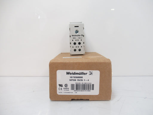 Weidmuller WPDB70/351-4 1879360000 Din Rail Power Distributor Block