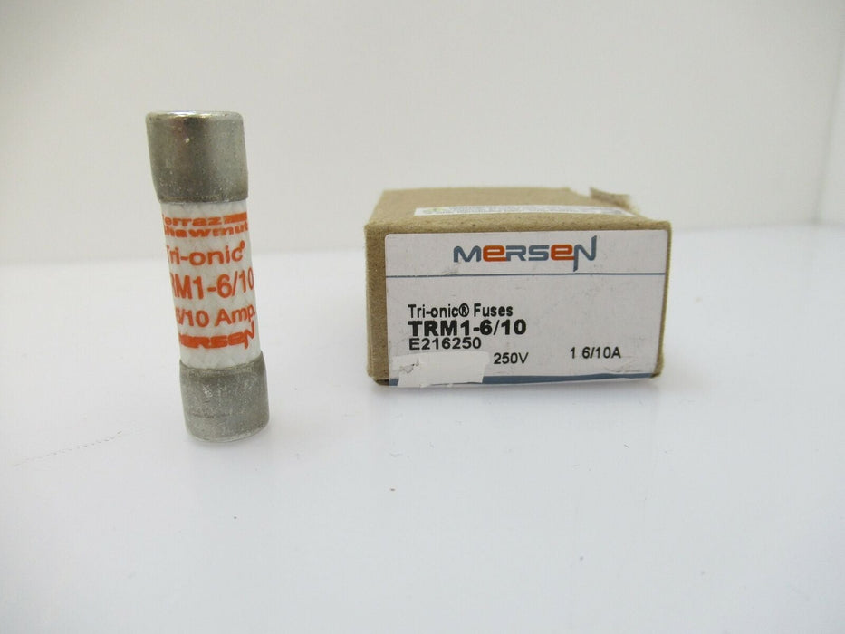 Mersen TRM1-6/10 TRM1610 Tri-Onic Fuse, Time Delay Sold By Unit, New