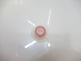 Coval VPF25SI Flat Suction Cup d.25mm, Int. Cleats, Silicone Clear Sold By Unit