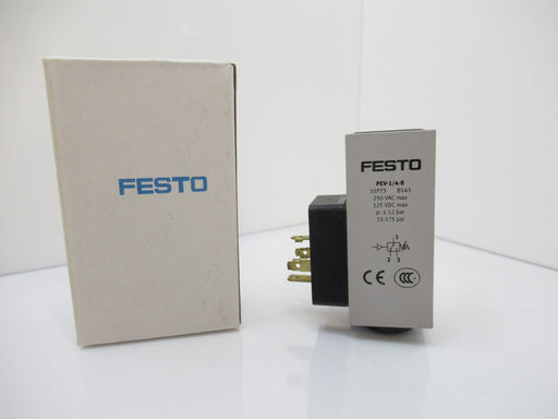 Festo 10773 PEV-1/4-B Pressure Switch 250 VAC / 125 VDC Max New In Box