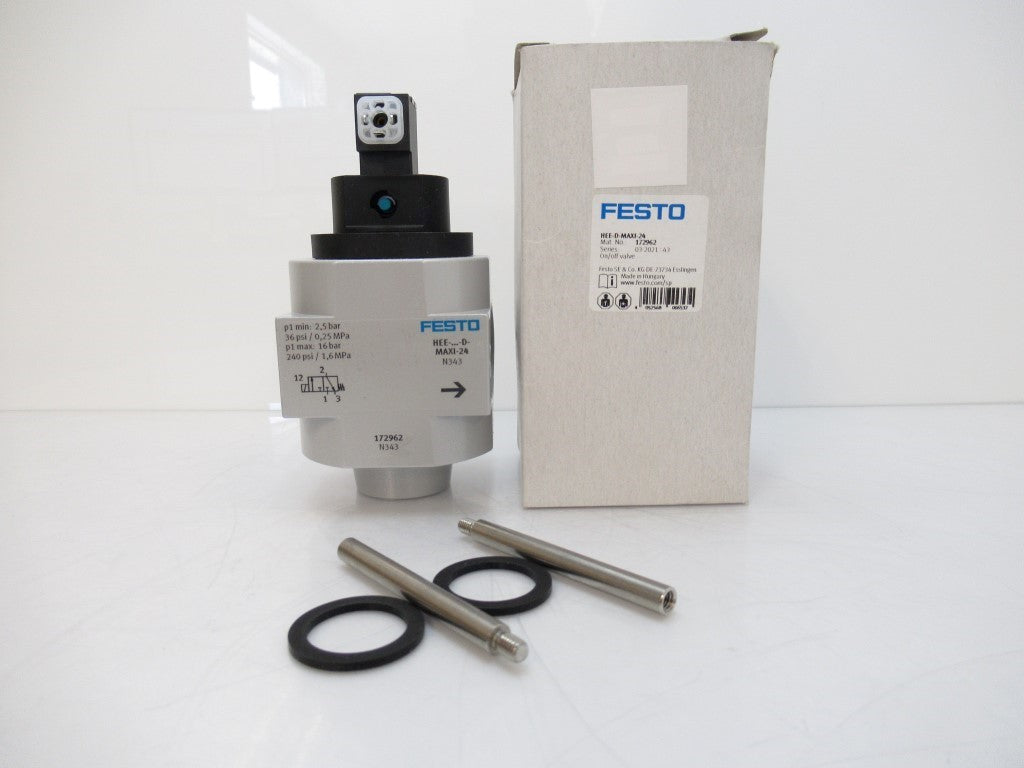 Festo HEE-D-MAXI-24 172962 On/Off Valve
