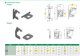 Fixing Bracket T173Y, Wall Mounting, Airplus Size 3, Polymer