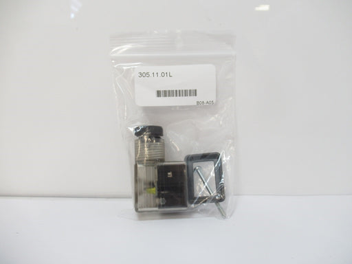 Pneumax 305.11.01L Connector For 22 mm 24V AC/DC, Led