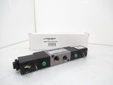 Pneumax 8884.53.31.35.F05 Electrovalve 1/4" 5/3, Eco22 Close Center, 24V