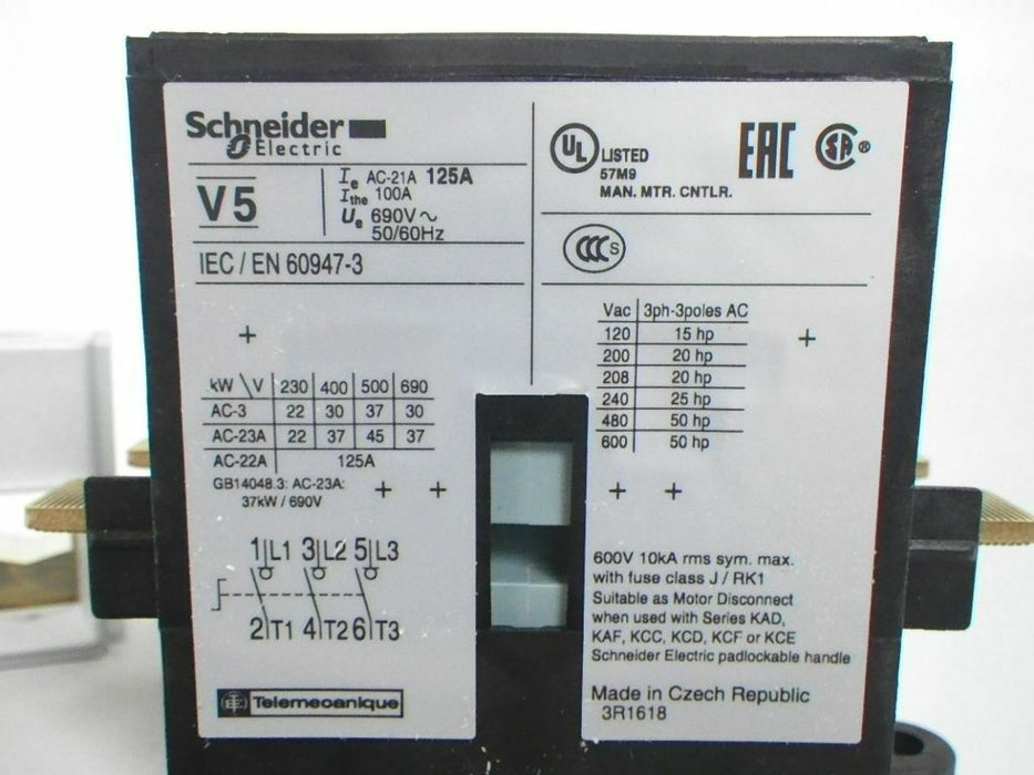 Schneider Electric VCCF5 TeSys Emergency Stop Switch Disconnector 3-Pole AC