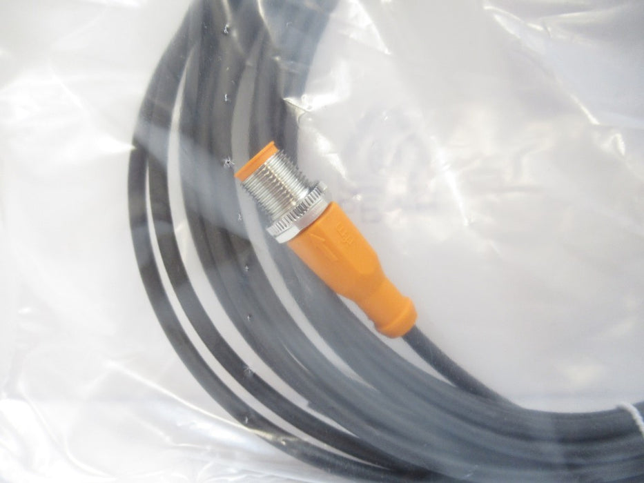 Ifm Electronic EVC014 Connection Cable Straight Female To Male, M12, 5m, AWG 22