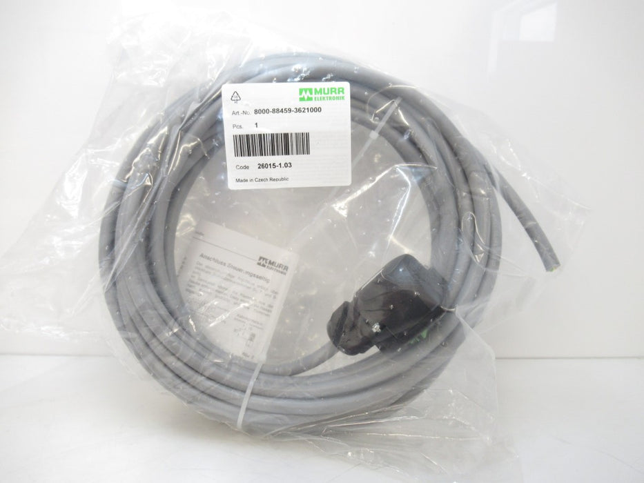 Murrelektronik 8000-88459-3621000 Cable With Cap For D-Box M12 8-Way 4 Pole