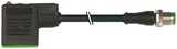 MurrElektronik 7000-40961-6360060 M12 Male 0° Msud Valve Plug Form BI 11mm Black