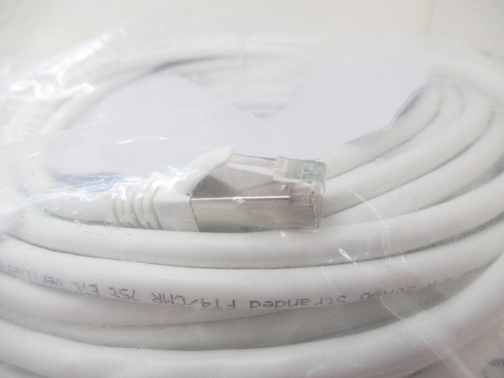 CAT6AS-75WH CAT6A SFTP 10 GB Molded Patch Cable 75 FT