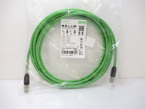 Murrelektronik 7000-44511-7960500 GmbH Ethernet Cable Male 4-Pin M12 Male / Male