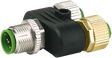 MurrElektronik 7000-41121-0000000 T-Coupler M12 Male/2x M12 Female A-Cod.