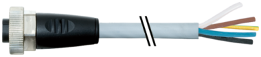 MurrElektronik 7000-78021-9610500 7/8" Female 0° With Cable