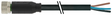 MurrElektronik 7000-08041-6501000 M8 Female 0° A-Cod With Cable, 10m Long